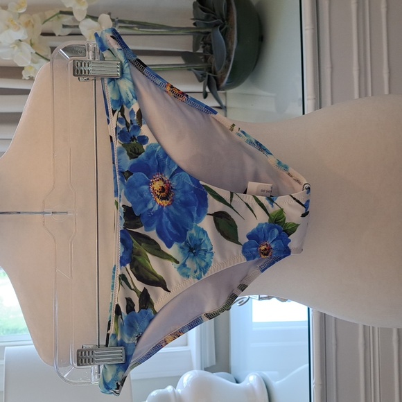Milly Other - NWT MILLY Womens Cabana Floral Print Hipster‎ Bikini Bottom Blue/White/Green S-M